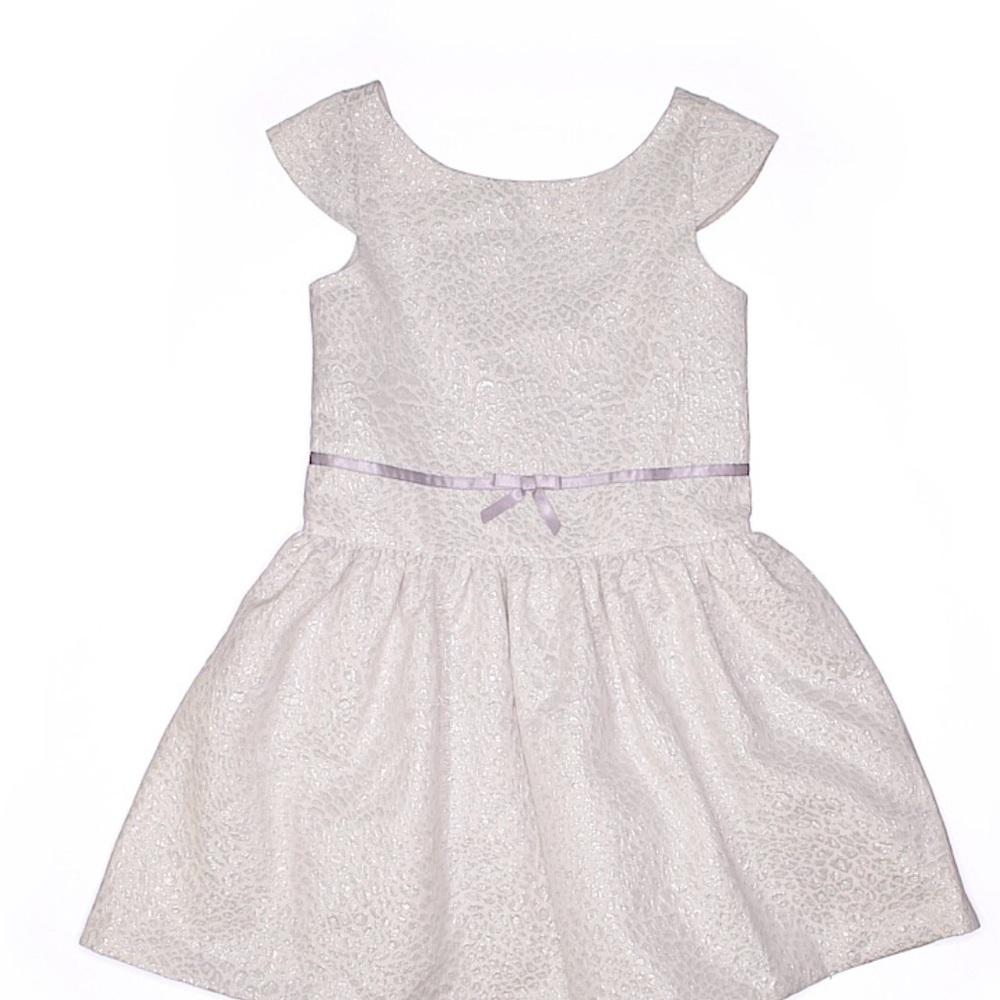 Janie and Jack White & Silver Dress - sz 3T